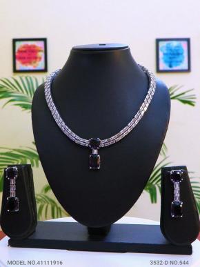 Classic Cz Jewelry Set with Earrings