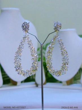 Original Zircon Long Earrings