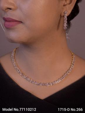 Classic Necklace | AD Jewellery | Handcrafted