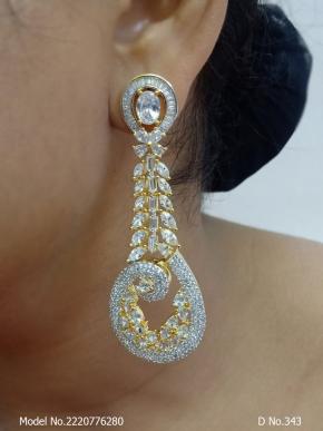 Indian CZ Earrings