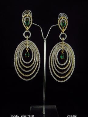 Indian CZ Earrings
