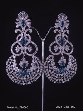 Earrings made of Cubic Zircons