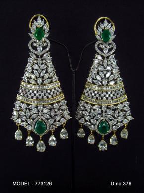 Indian CZ Earrings