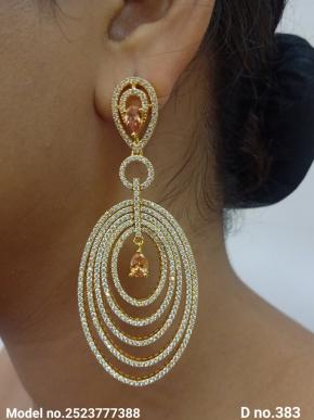 Long CZ Earrings