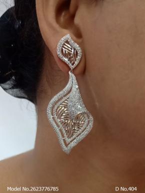Diamond Replica Long Earrings