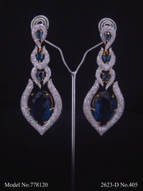 Diamond Replica Long Earrings