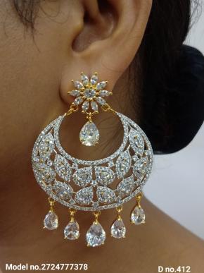 Indian CZ Earrings