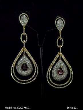 Indian CZ Earrings
