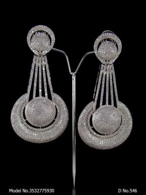 Cz Fashion Earrings | Handcrafted