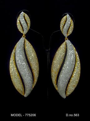 Indian CZ Earrings