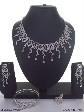 Handmade Traditional Masterpiece Zircon Jewelry Set