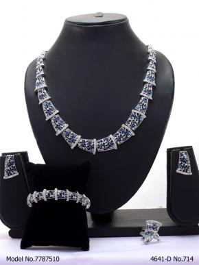 Artificial Diamond Cz Jewelry Set