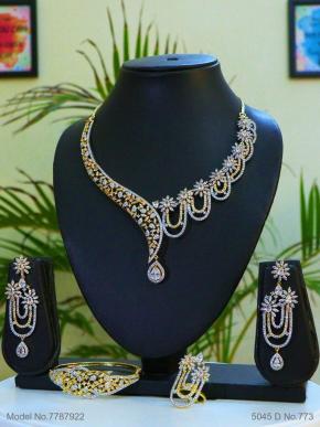 Artificial Diamond Cz Jewelry Set