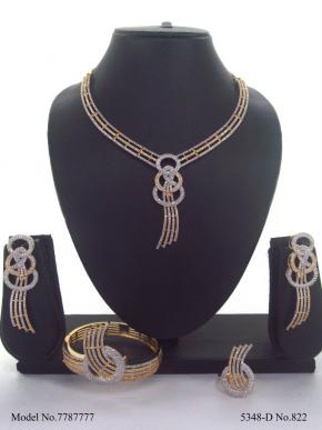 Traditional Zirconia Jewelry Set for Classy Women