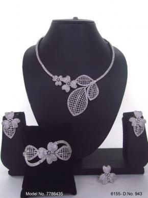 Traditional Design | American Diamond Jewelry Set