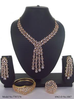 Handmade Traditional Masterpiece Zircon Jewelry Set