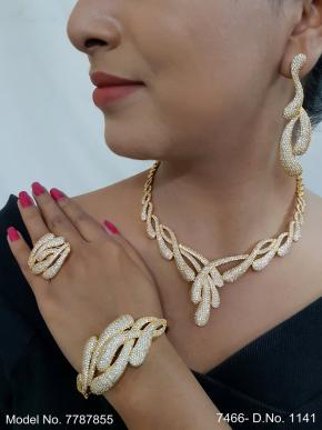 Imitation Diamond Cz Jewelry Set