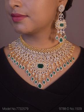 Artificial Diamond Cz Jewelry Set