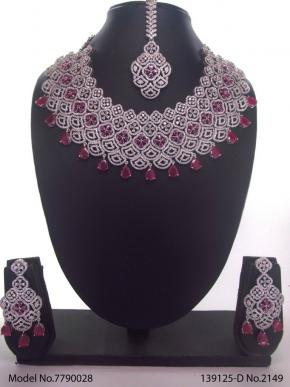 Artificial Diamond Cz Jewelry Set
